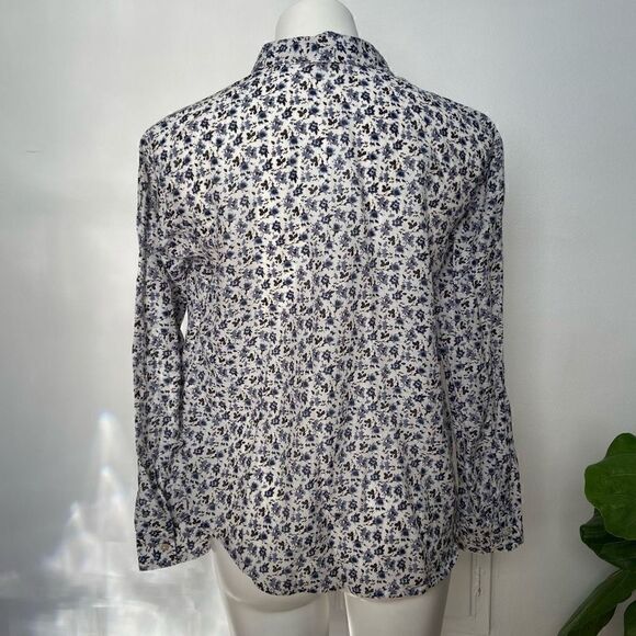 J Jill Floral Button Down Long Sleeve - Picture 4 of 8